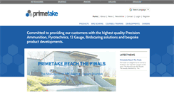 Desktop Screenshot of primetake.com